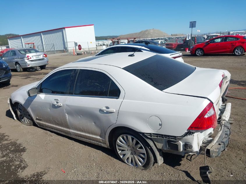2010 Ford Fusion Hybrid VIN: 3FADP0L32AR361482 Lot: 43374047