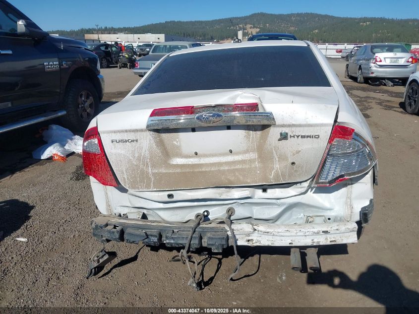 2010 Ford Fusion Hybrid VIN: 3FADP0L32AR361482 Lot: 43374047