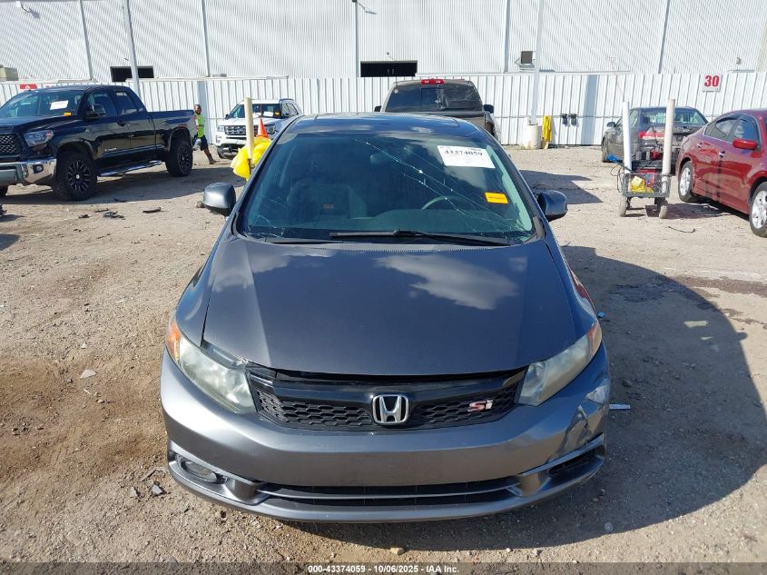 2012 Honda Civic Si VIN: 2HGFB6E50CH703109 Lot: 43374059
