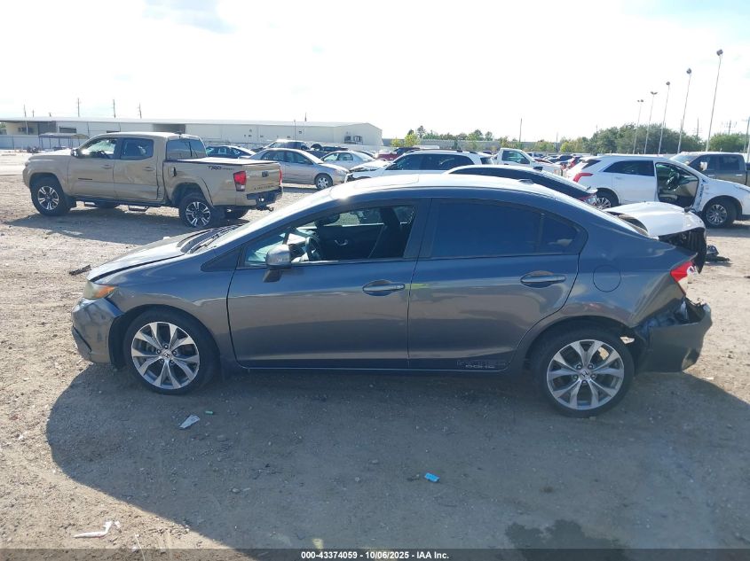 2012 Honda Civic Si VIN: 2HGFB6E50CH703109 Lot: 43374059