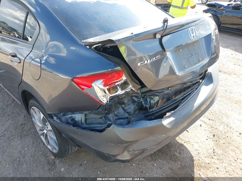 2012 Honda Civic Si VIN: 2HGFB6E50CH703109 Lot: 43374059