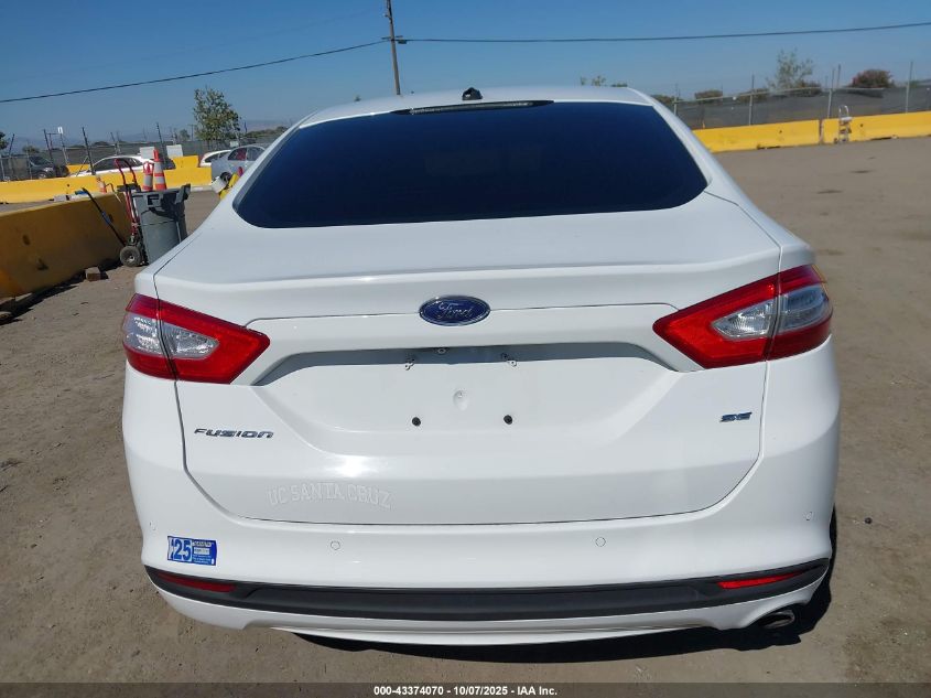 2014 Ford Fusion Se VIN: 3FA6P0H73ER115471 Lot: 43374070