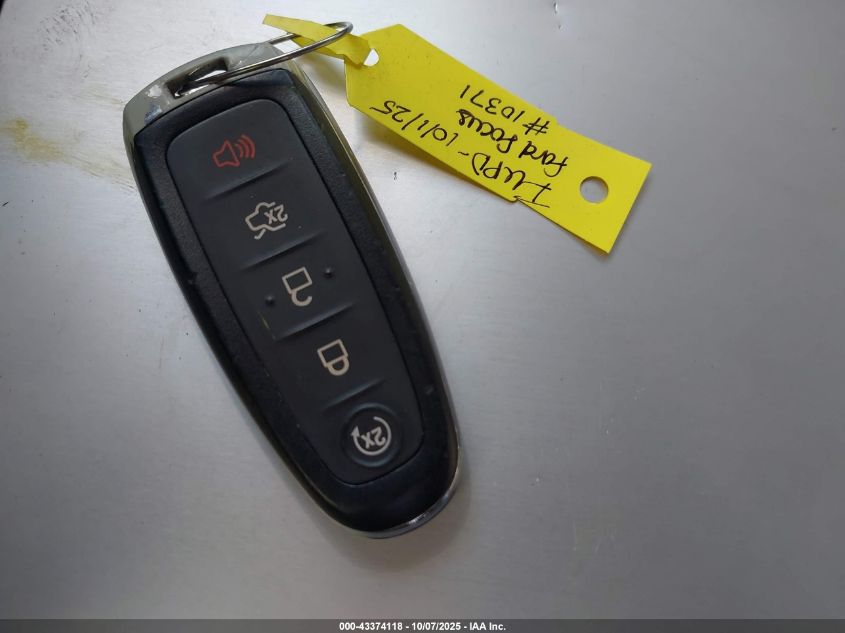 2014 Ford Focus Titanium VIN: 1FADP3N29EL438598 Lot: 43374118