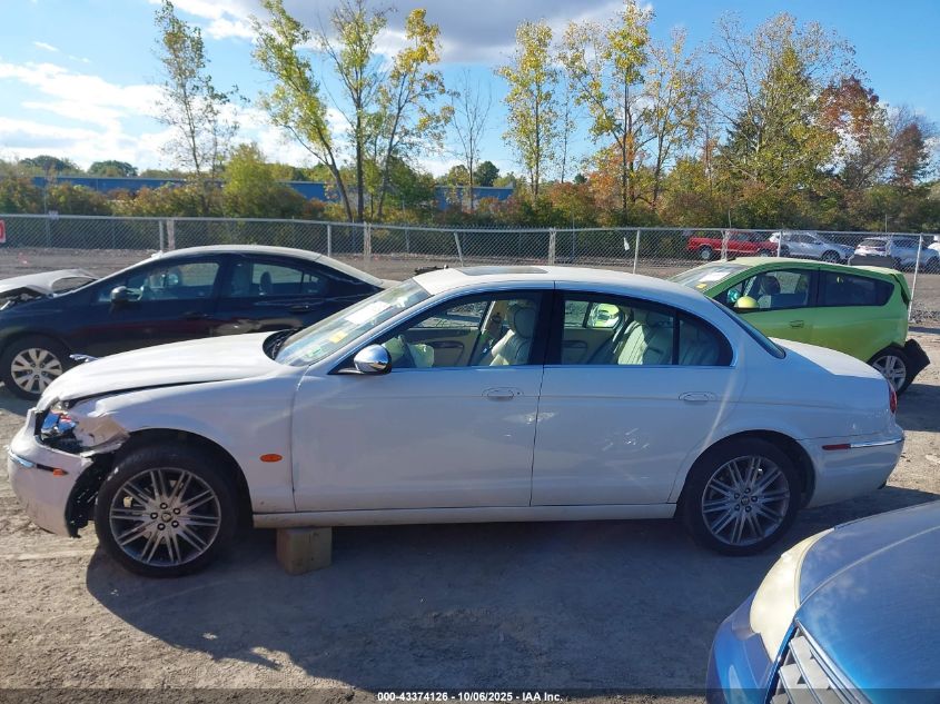 2008 Jaguar S-Type 3.0 V6 VIN: SAJWA01A38FN83124 Lot: 43374126