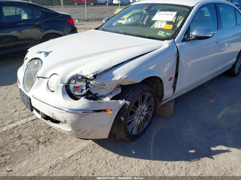 2008 Jaguar S-Type 3.0 V6 VIN: SAJWA01A38FN83124 Lot: 43374126