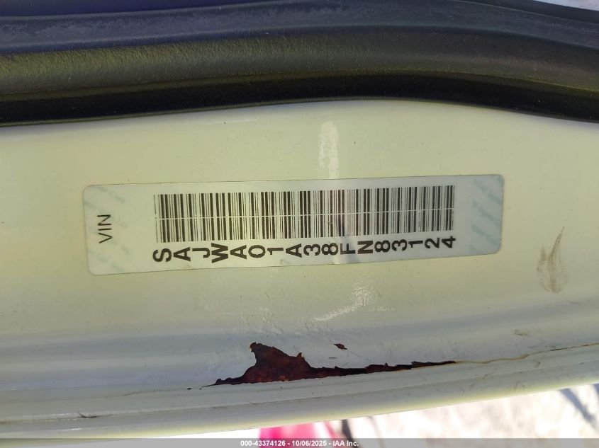 2008 Jaguar S-Type 3.0 V6 VIN: SAJWA01A38FN83124 Lot: 43374126