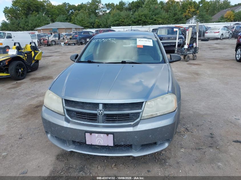 2008 Dodge Avenger Se VIN: 1B3LC46K78N266572 Lot: 43374132