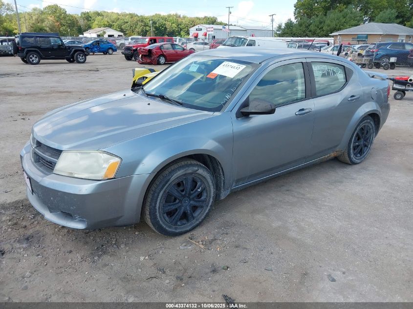2008 Dodge Avenger Se VIN: 1B3LC46K78N266572 Lot: 43374132