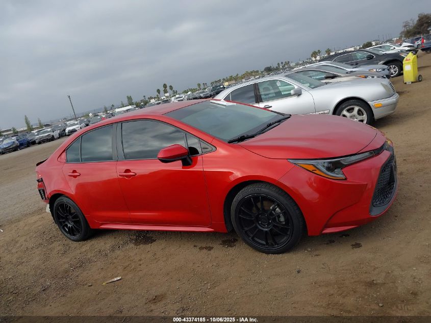 2020 Toyota Corolla Le VIN: 5YFEPRAE8LP045942 Lot: 43374185