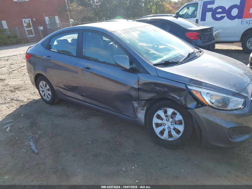 2015 Hyundai Accent Gls VIN: KMHCT4AE2FU815853 Lot: 43374224