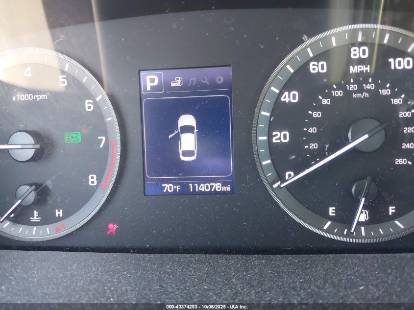 2017 Hyundai Sonata Sport VIN: 5NPE34AF0HH587631 Lot: 43374253