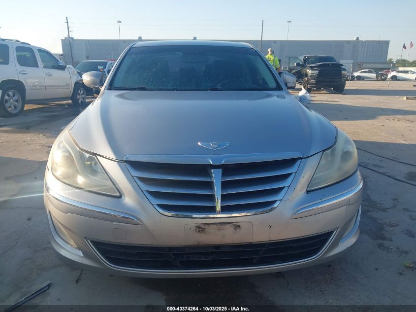 2013 Hyundai Genesis 3.8 VIN: KMHGC4DD4DU209391 Lot: 43374264