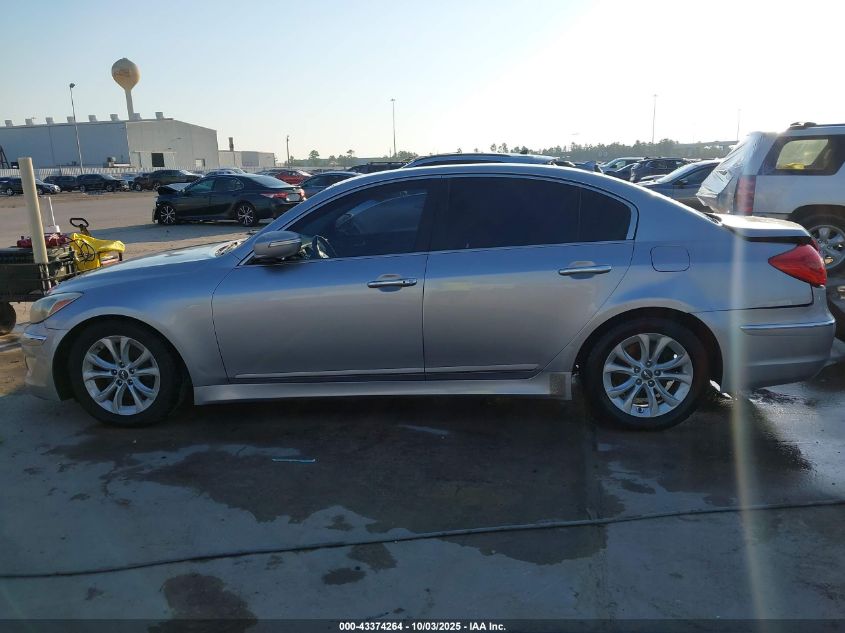 2013 Hyundai Genesis 3.8 VIN: KMHGC4DD4DU209391 Lot: 43374264