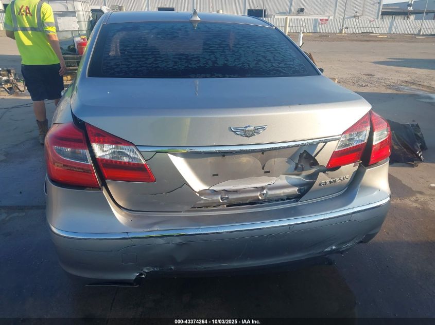 2013 Hyundai Genesis 3.8 VIN: KMHGC4DD4DU209391 Lot: 43374264