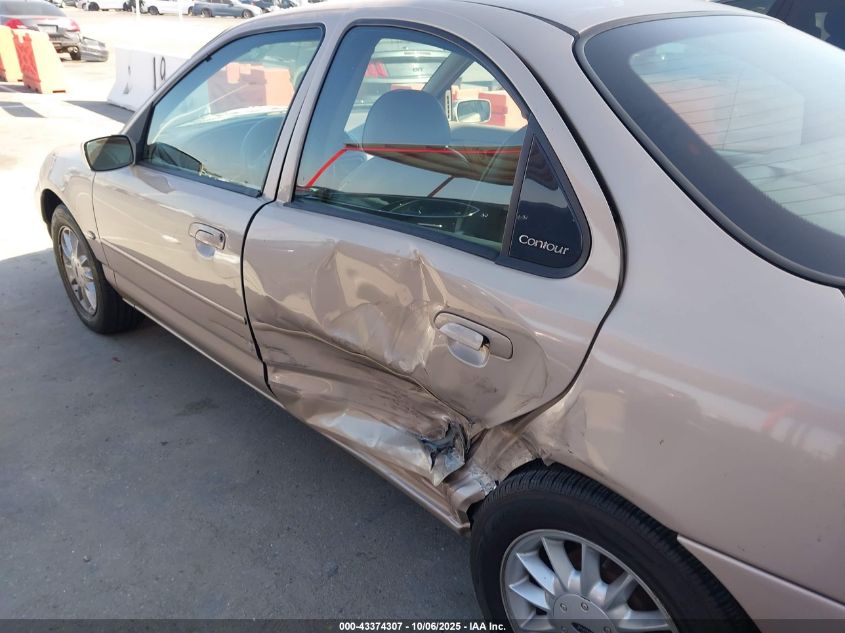 1999 Ford Contour Se VIN: 1FAFP6637XK214563 Lot: 43374307