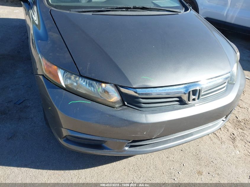 2012 Honda Civic Ex VIN: 2HGFB2F86CH550687 Lot: 43374318