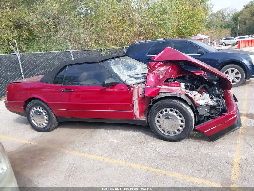 1993 Cadillac Allante VIN: 1G6VS3399PU128402 Lot: 43374324