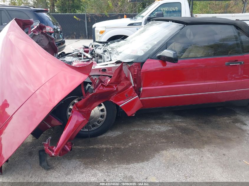 1993 Cadillac Allante VIN: 1G6VS3399PU128402 Lot: 43374324