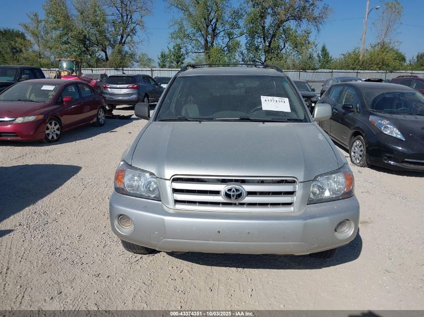 2004 Toyota Highlander Limited V6 VIN: JTEEP21A240061162 Lot: 43374351