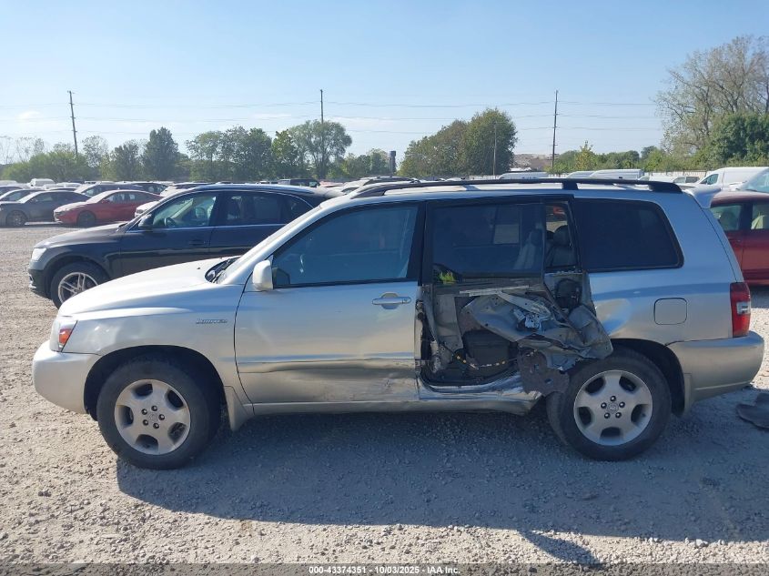 2004 Toyota Highlander Limited V6 VIN: JTEEP21A240061162 Lot: 43374351