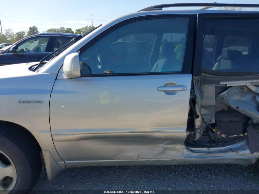 2004 Toyota Highlander Limited V6 VIN: JTEEP21A240061162 Lot: 43374351