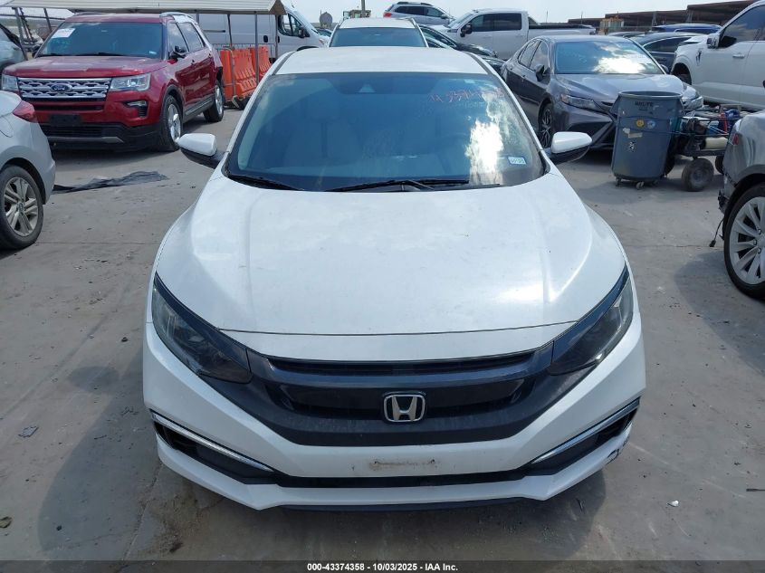 2020 Honda Civic Lx VIN: 19XFC2F68LE026737 Lot: 43374358