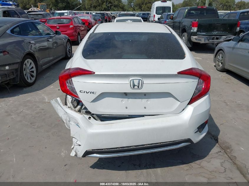 2020 Honda Civic Lx VIN: 19XFC2F68LE026737 Lot: 43374358