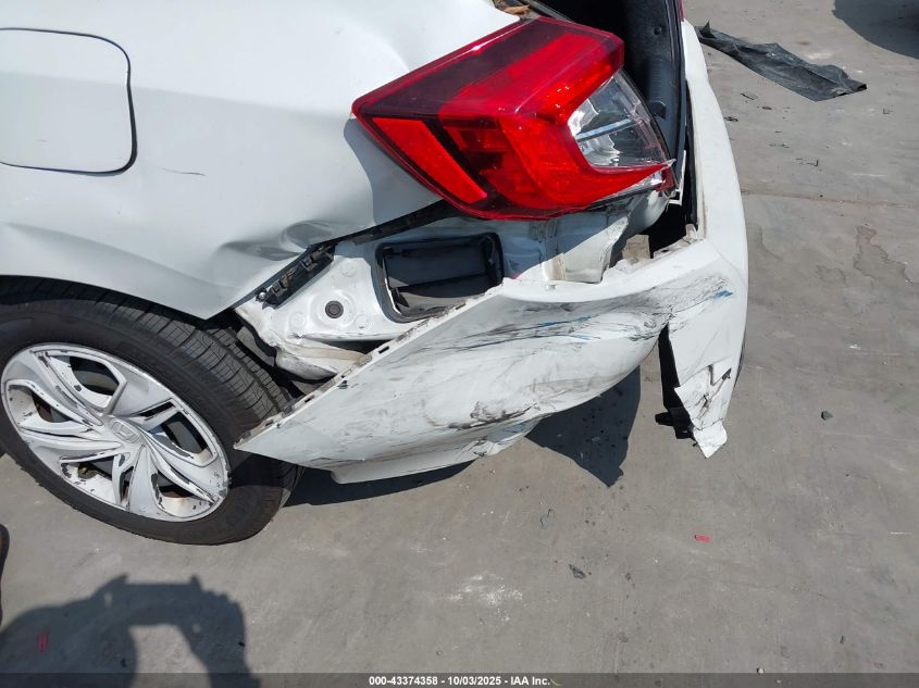 2020 Honda Civic Lx VIN: 19XFC2F68LE026737 Lot: 43374358