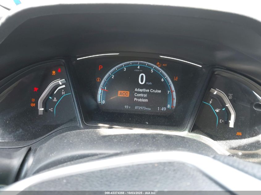 2020 Honda Civic Lx VIN: 19XFC2F68LE026737 Lot: 43374358