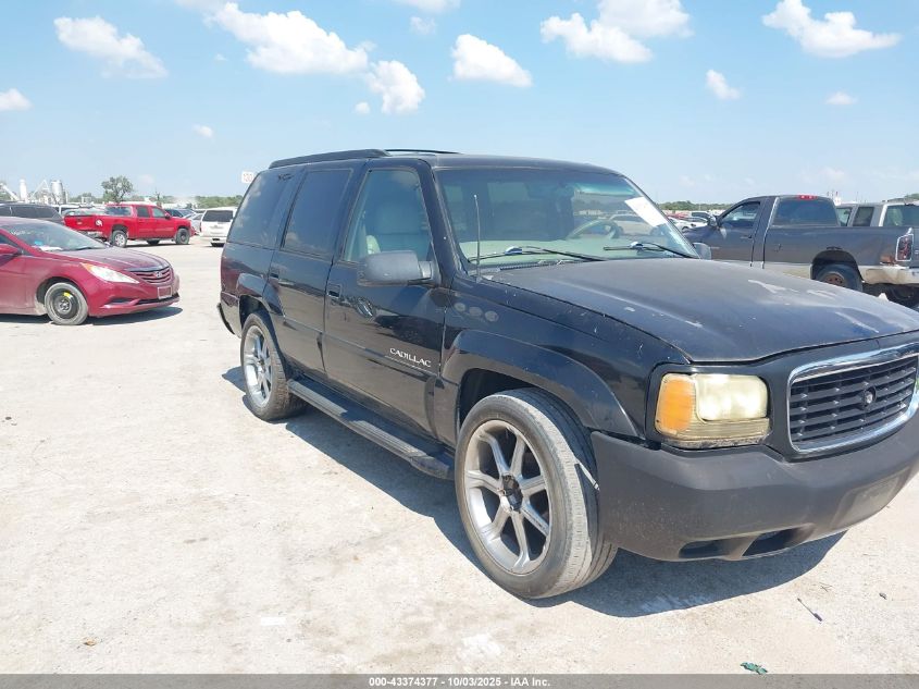 2000 Cadillac Escalade Standard VIN: 1GYEK13R2YR142481 Lot: 43374377