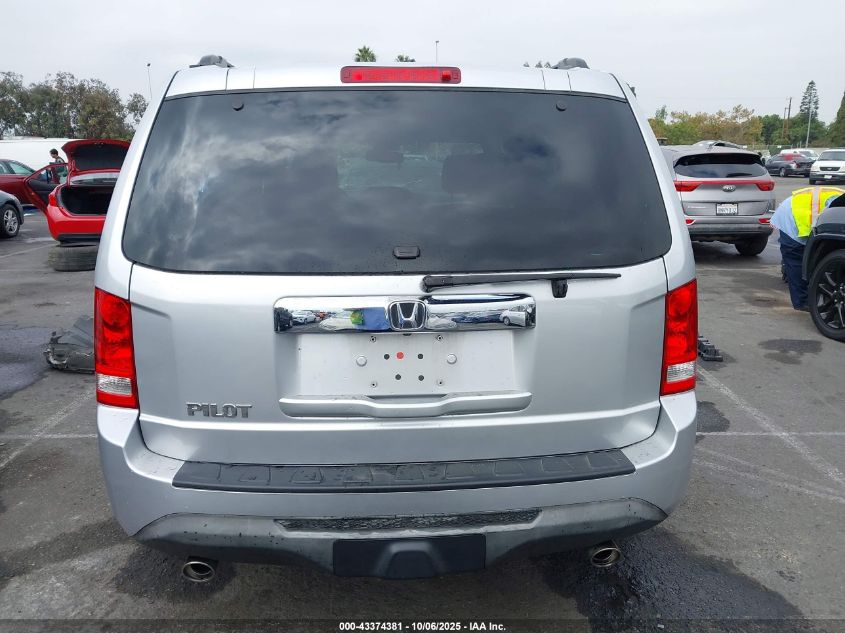 2015 Honda Pilot Ex-L VIN: 5FNYF3H53FB006212 Lot: 43374381