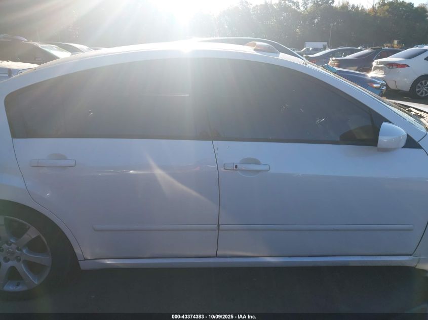 2008 Nissan Maxima 3.5 Se VIN: 1N4BA41E68C838086 Lot: 43374383