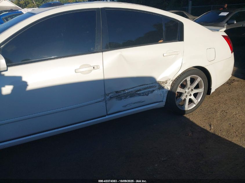 2008 Nissan Maxima 3.5 Se VIN: 1N4BA41E68C838086 Lot: 43374383