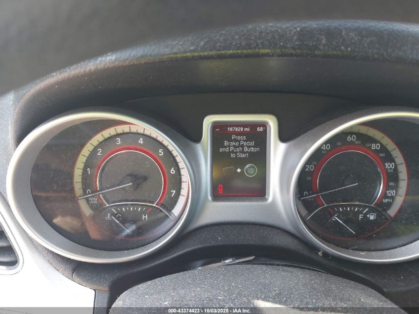 2013 Dodge Journey Sxt VIN: 3C4PDCBG3DT564734 Lot: 43374423