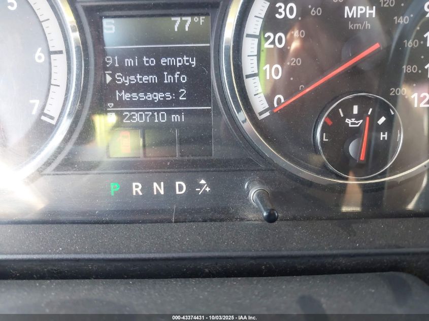 2009 Dodge Ram 1500 Slt/Sport/Trx VIN: 1D3HB18T99S722819 Lot: 43374431