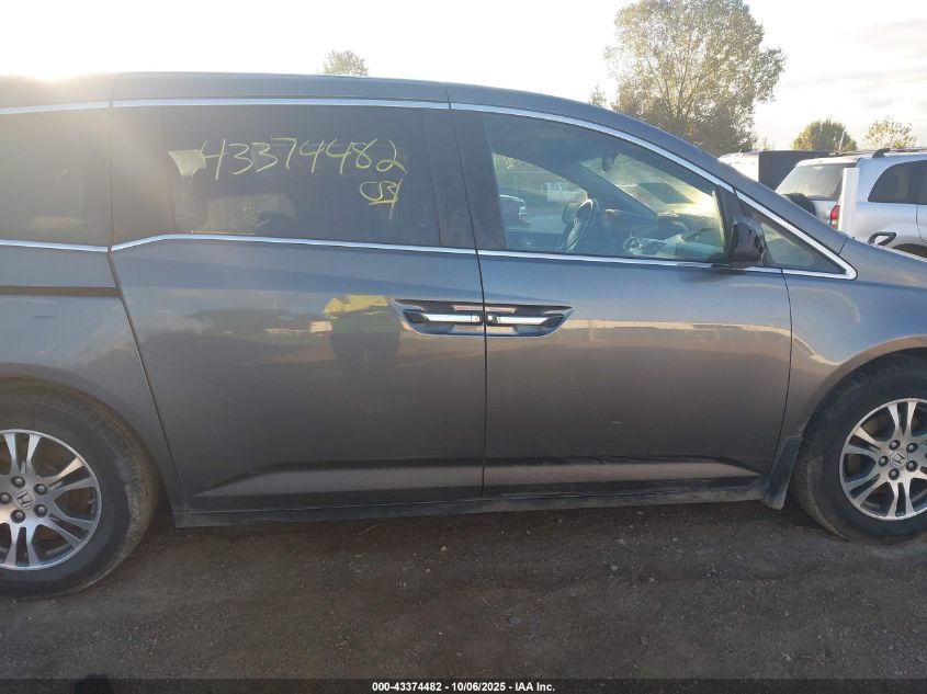 2011 Honda Odyssey Ex-L VIN: 5FNRL5H66BB002067 Lot: 43374482