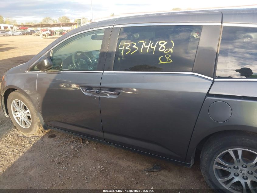 2011 Honda Odyssey Ex-L VIN: 5FNRL5H66BB002067 Lot: 43374482