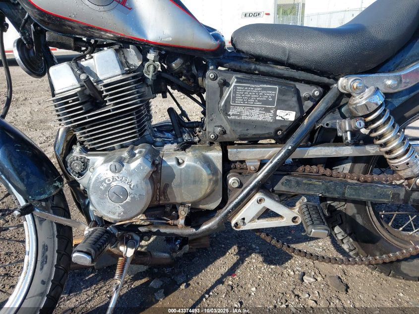 1987 Honda Cmx250 C VIN: JH2MC1302HK206244 Lot: 43374493