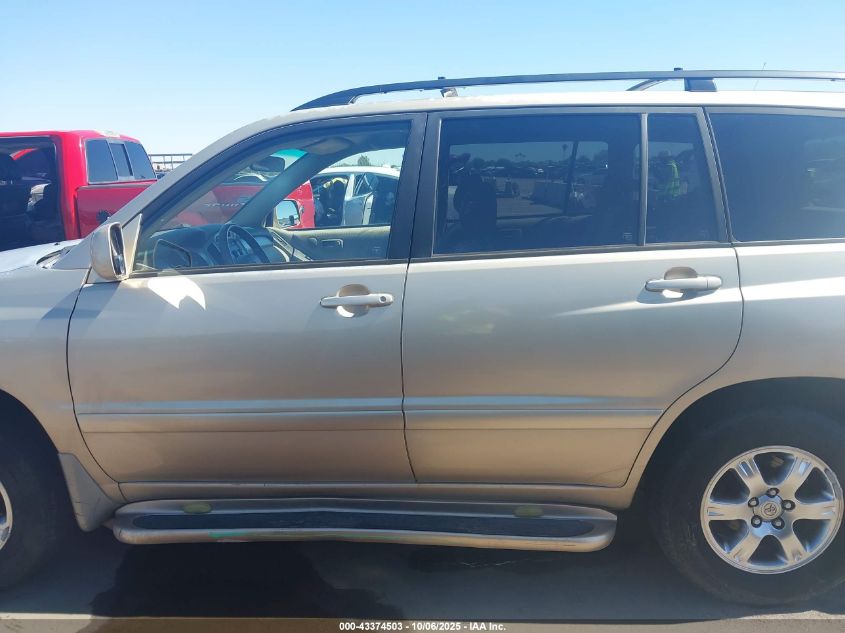 2006 Toyota Highlander V6 VIN: JTEDP21A060097544 Lot: 43374503