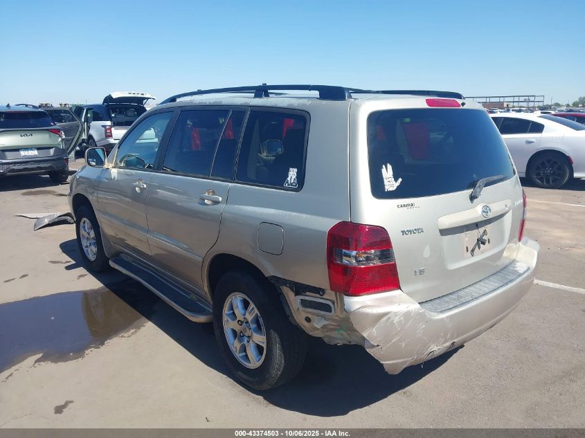 2006 Toyota Highlander V6 VIN: JTEDP21A060097544 Lot: 43374503