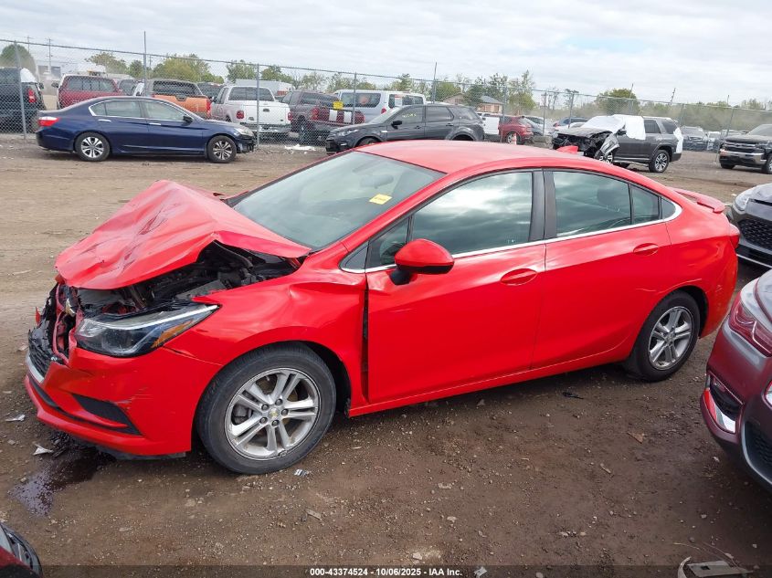 2018 Chevrolet Cruze Lt Auto VIN: 1G1BE5SM3J7219740 Lot: 43374524