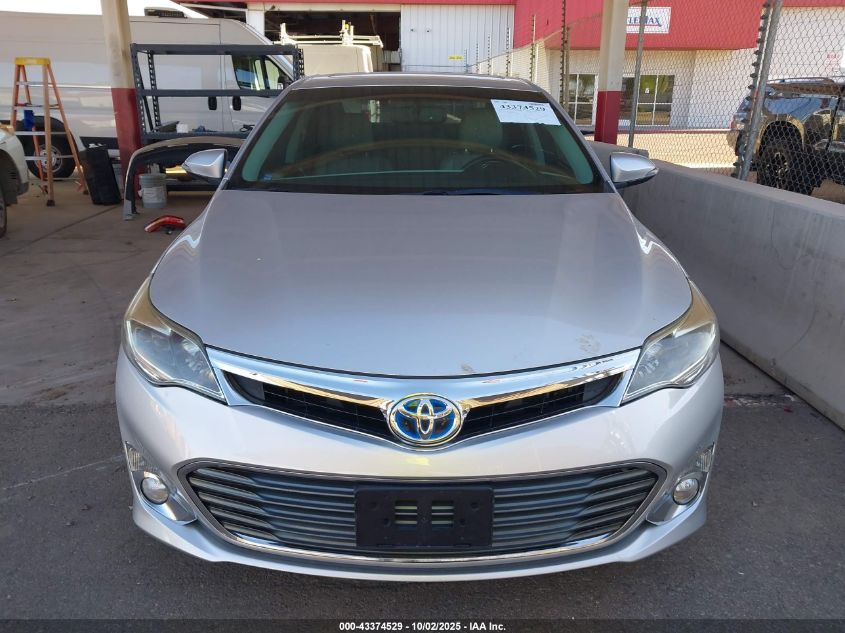 2013 Toyota Avalon Hybrid Xle Touring VIN: 4T1BD1EB0DU007392 Lot: 43374529