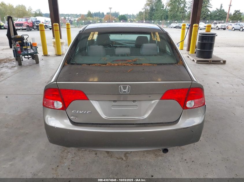 2006 Honda Civic Lx VIN: 1HGFA15546L044206 Lot: 43374548