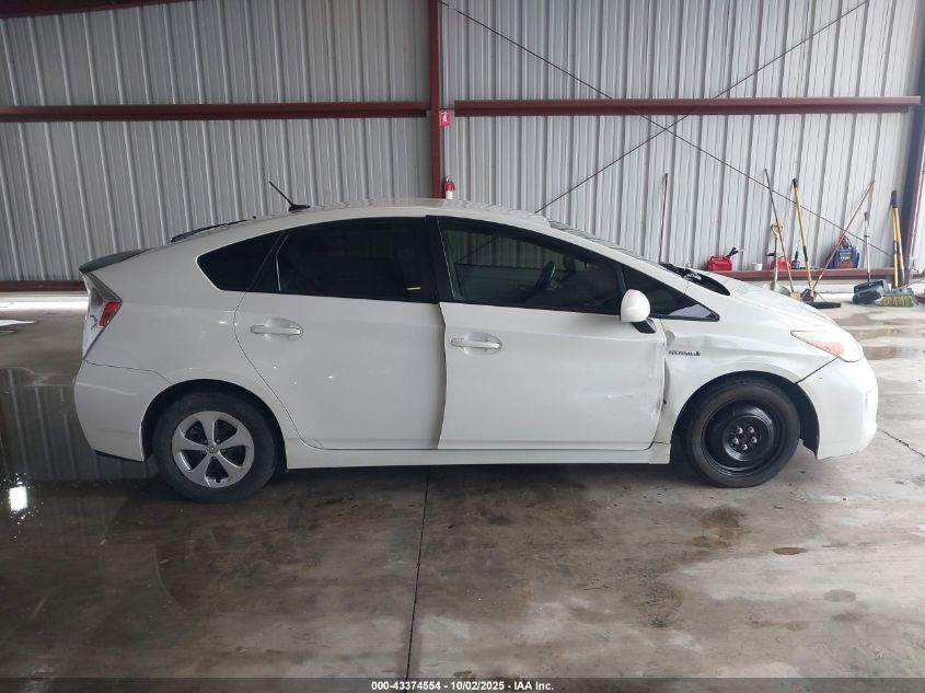 2013 Toyota Prius Three VIN: JTDKN3DU5D5697053 Lot: 43374554