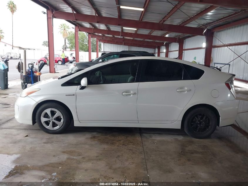 2013 Toyota Prius Three VIN: JTDKN3DU5D5697053 Lot: 43374554
