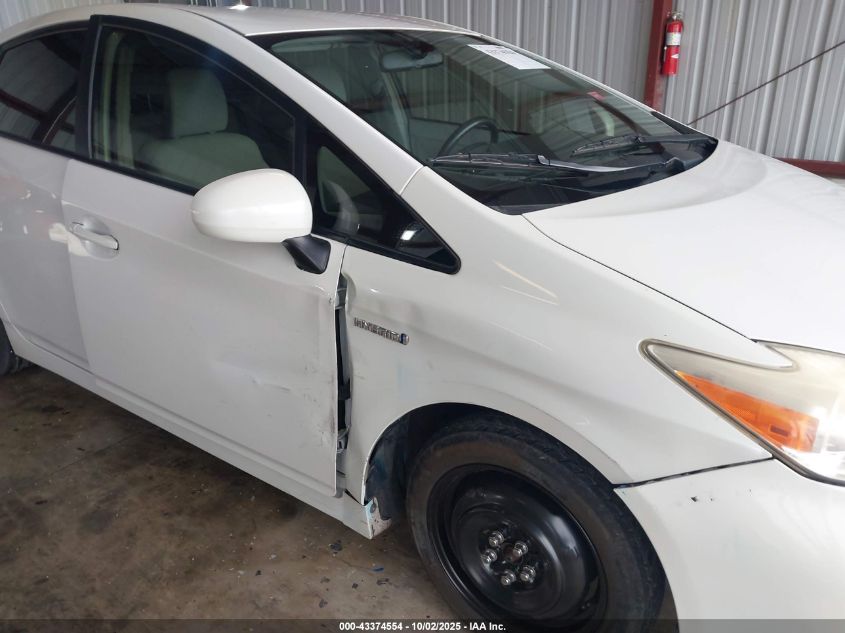 2013 Toyota Prius Three VIN: JTDKN3DU5D5697053 Lot: 43374554