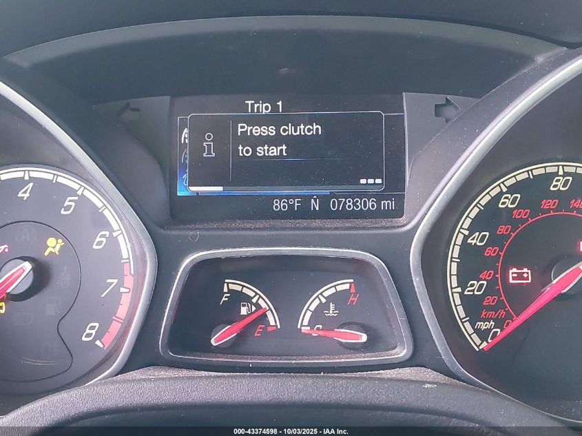 2013 Ford Focus St VIN: 1FADP3L98DL208002 Lot: 43374598