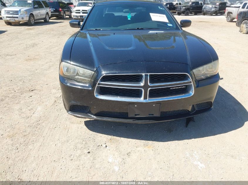 2012 Dodge Charger Se VIN: 2C3CDXBG9CH119500 Lot: 43374612