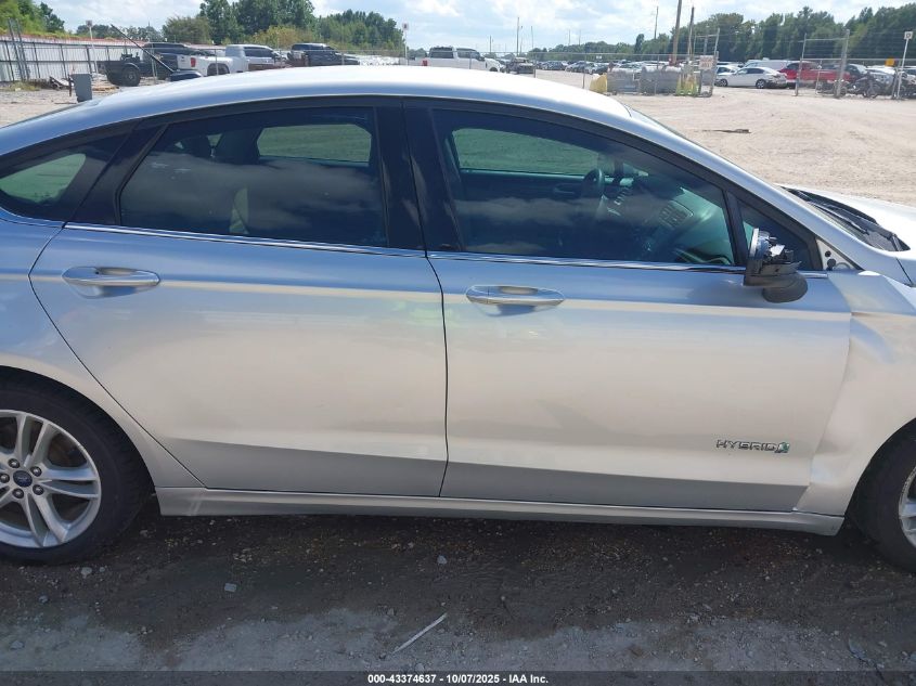 2018 Ford Fusion Hybrid Se VIN: 3FA6P0LU0JR140867 Lot: 43374637