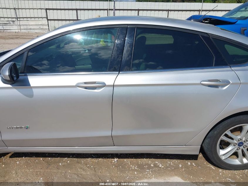 2018 Ford Fusion Hybrid Se VIN: 3FA6P0LU0JR140867 Lot: 43374637
